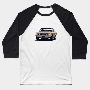 1968 Ford Mustang Baseball T-Shirt